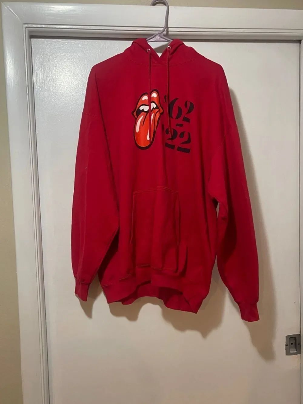 Rolling Stones Red Tongue Graphic Hoodie size 2 XL